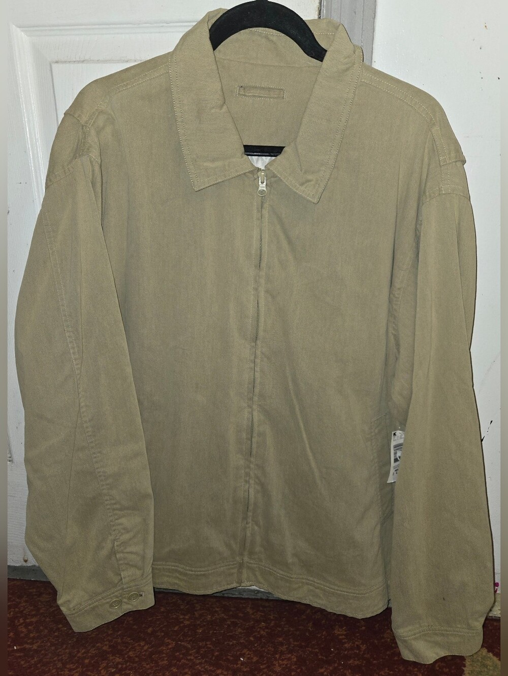 NWT Knightsbridge Men's Classic Zip Up Jacket Sz L